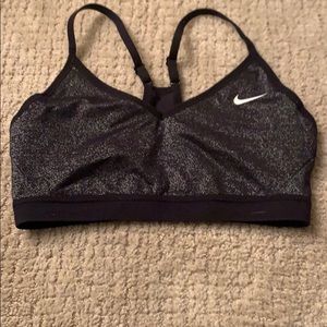Black sparkly bra